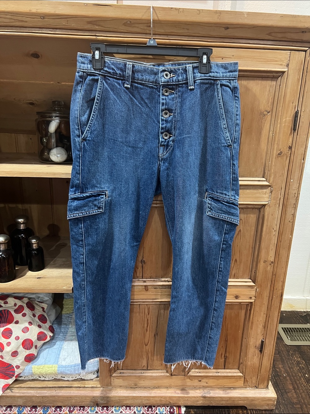 Vince Drop Slouch Cargo Jeans